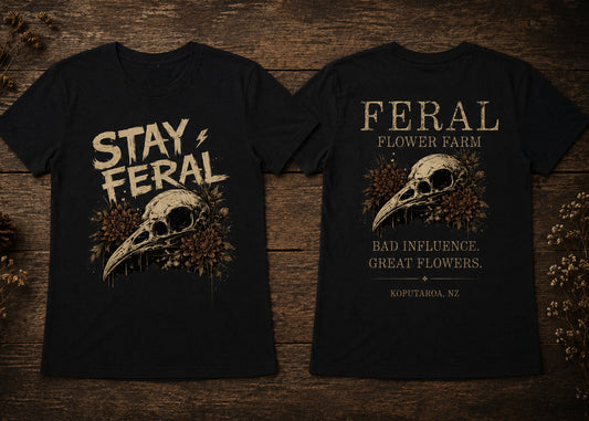 STAY FERAL | BAD INFLUENCE | ADULT UNISEX TEE