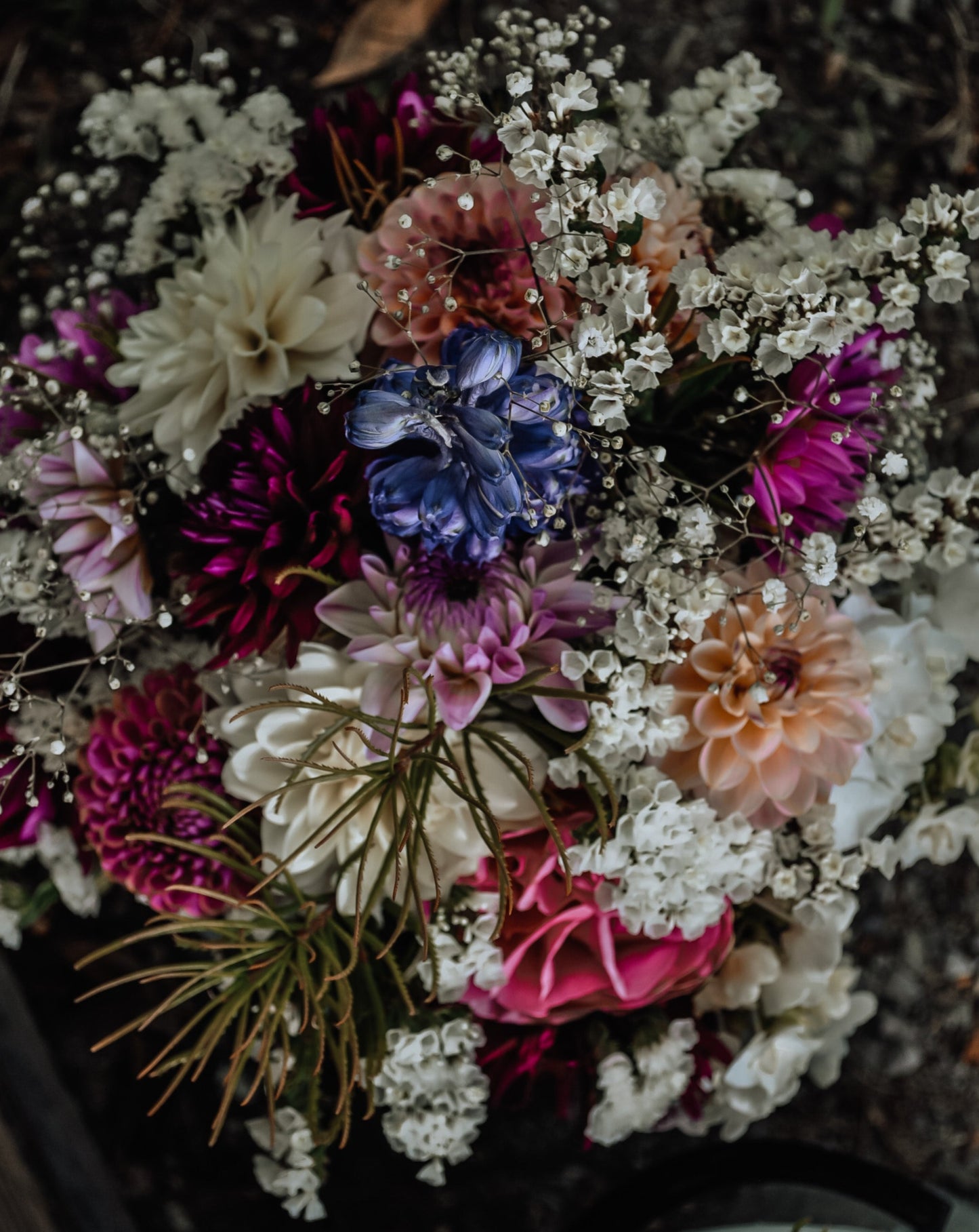 boho bridal bouquet - the wildstyler nz