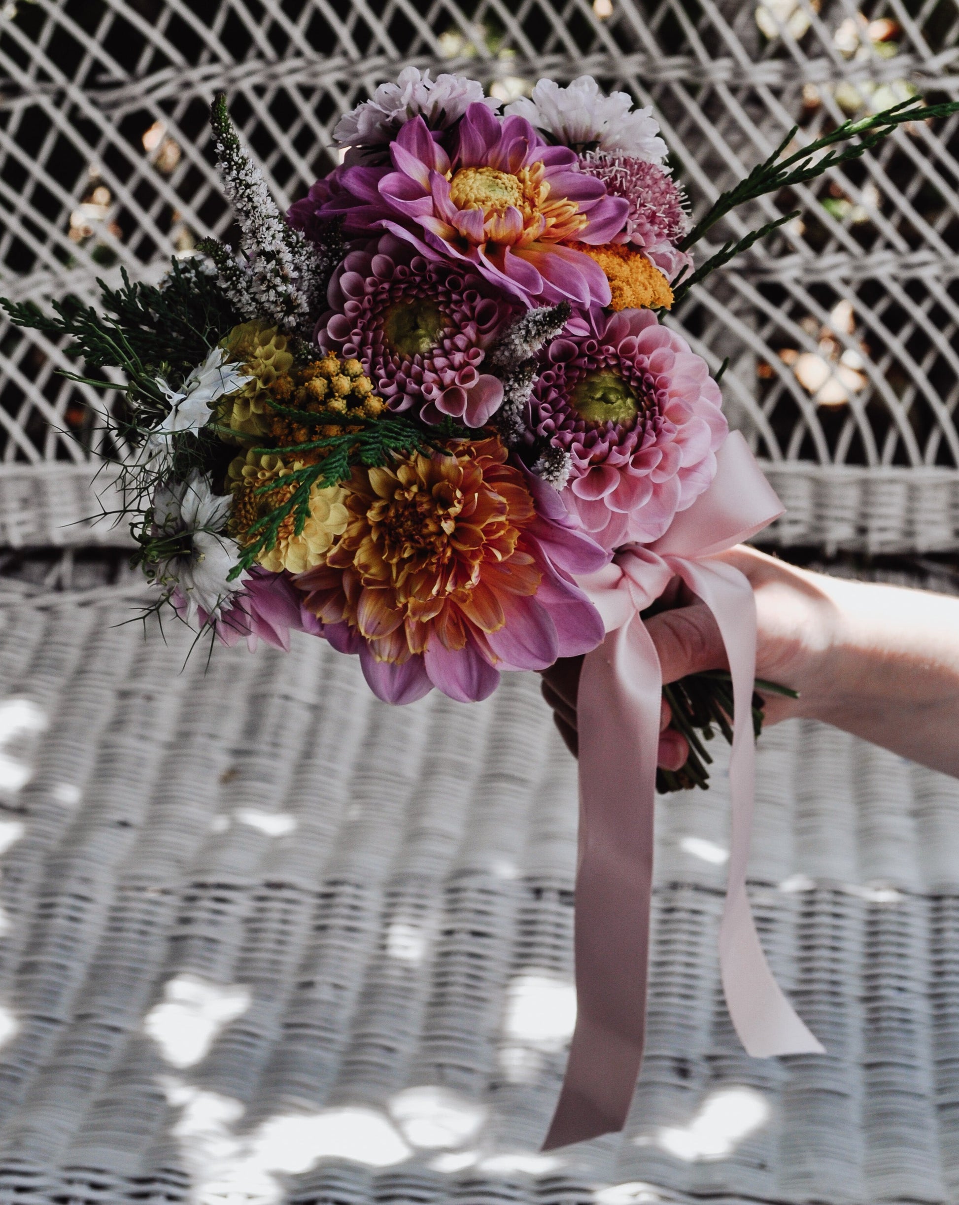 flower girl bridal bouquet - the wildstyler