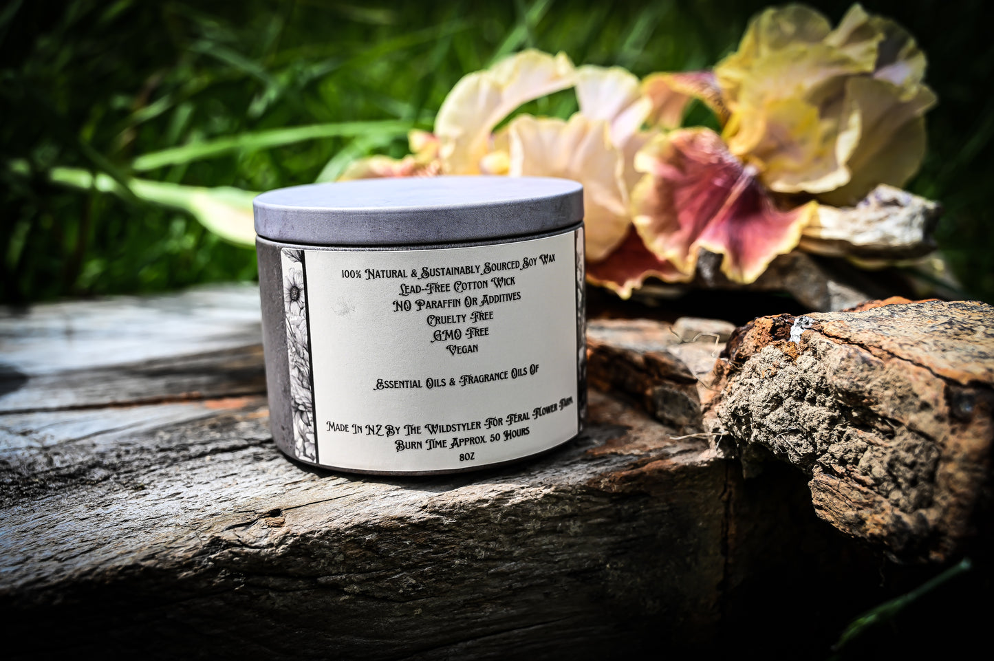 Feral Scented Candle "Rusty Romance" - for pick up and delivery