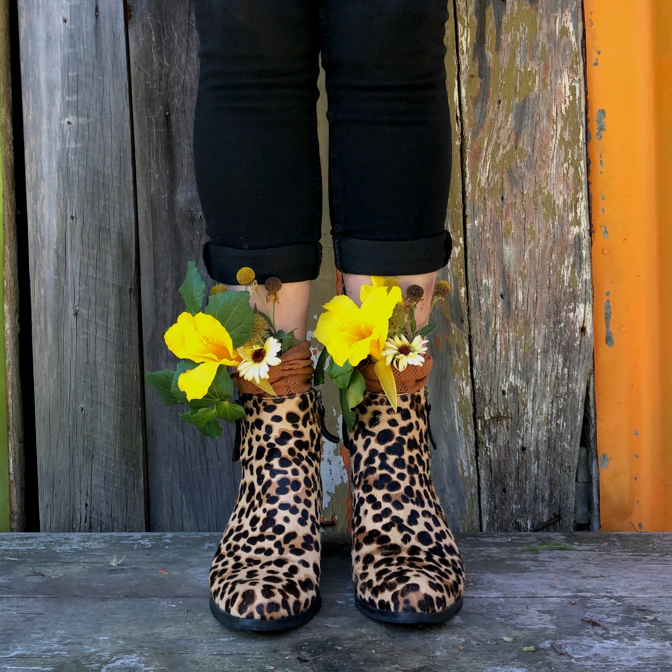 Leopard Boot Bouquet - The Wildstyler NZ