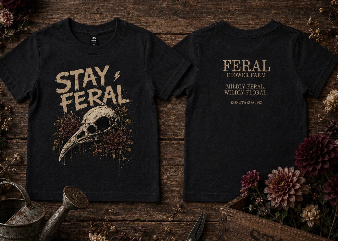 STAY FERAL TODDLER TEE